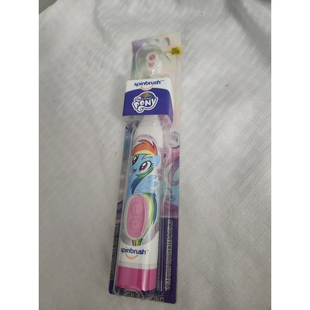 Spinbrush My Little Pony Rainbow Dash Powered Toothbrush Soft Bristles Kids